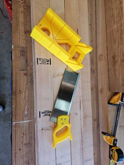 Mitre Box And Saw