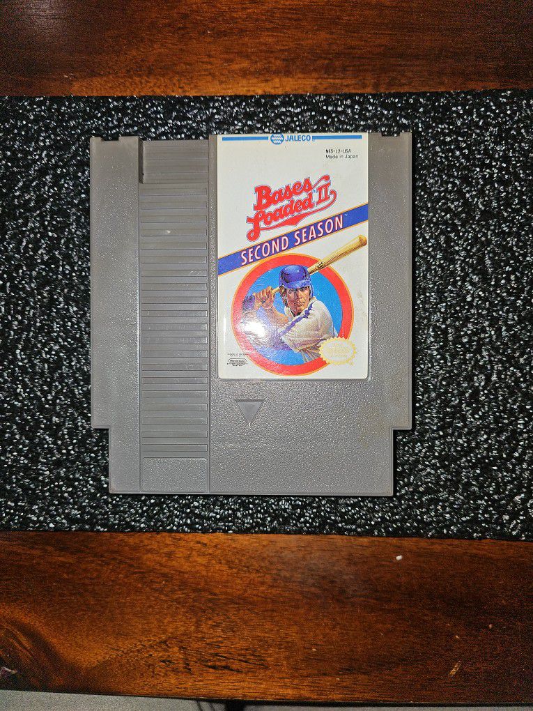 Nintendo NES Original BASES LOADED 2 SECOND SEASON