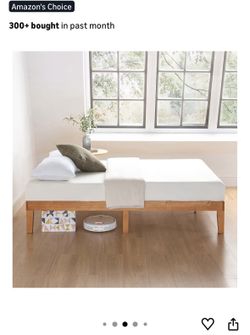 LIKE NEW – Used Only 3 Times! Twin Bedroom Set – Mattress + Bed Frame + FREE Protector