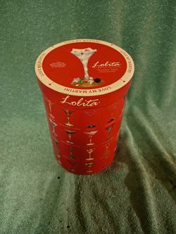 Christmas martini glass