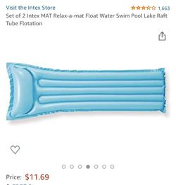 Matte Finish Air Mat Inflatable Pool Float  ((only 1)) 