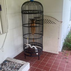 American Wrought Iron Bird Cage