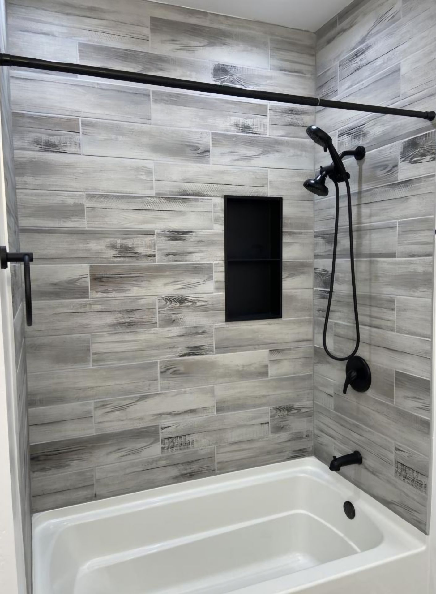 Tile ash gray 24" x 6" planks NEW