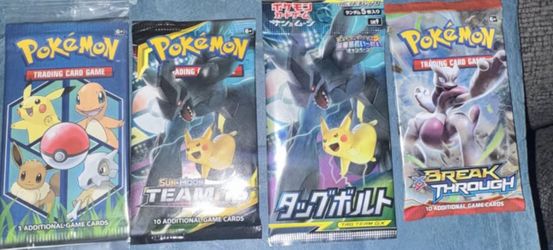 Pokemon Cards Sealed Team UP