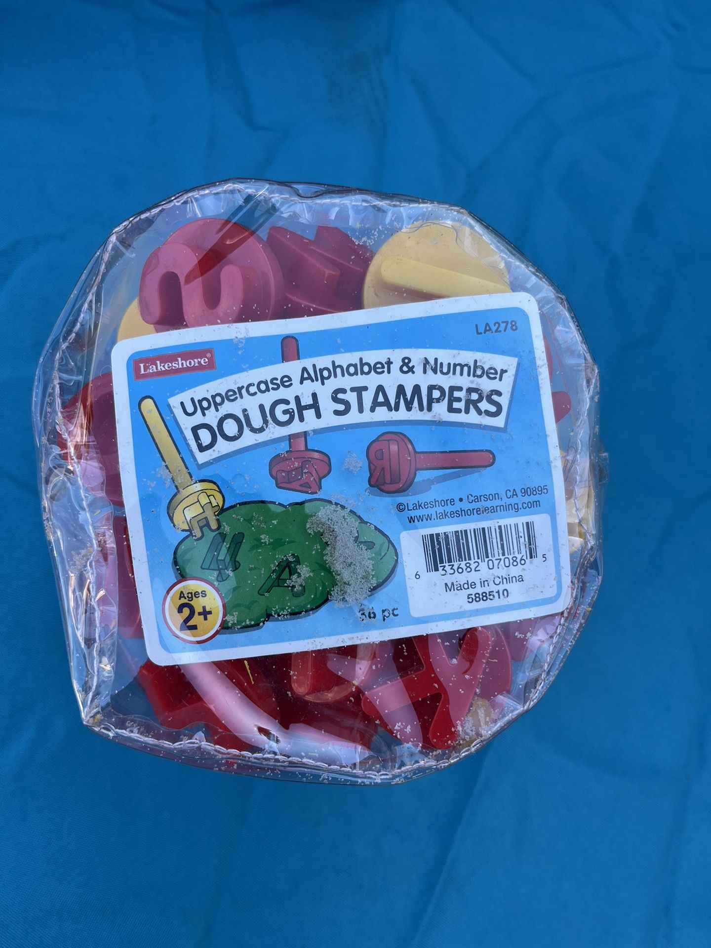 Lakeshore Upper Case Dough Stampers