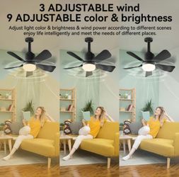NEW Light Socket Fan With Light small