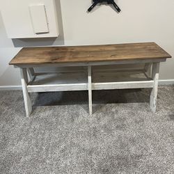 Very Nice Hand Made Wooden Table / TV Stand