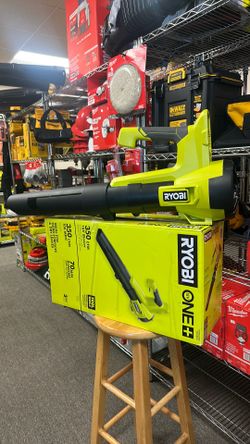 RYOBI ONE+ 18V 100 MPH 350 CFM Cordless Battery Variable Speed Jet Fan Leaf Blower (TOOL ONLY)