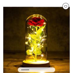 Glass Dome Flower Decoration