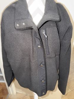 Ladies The North Face Fleece Snap Jacket 3 XL NWT 