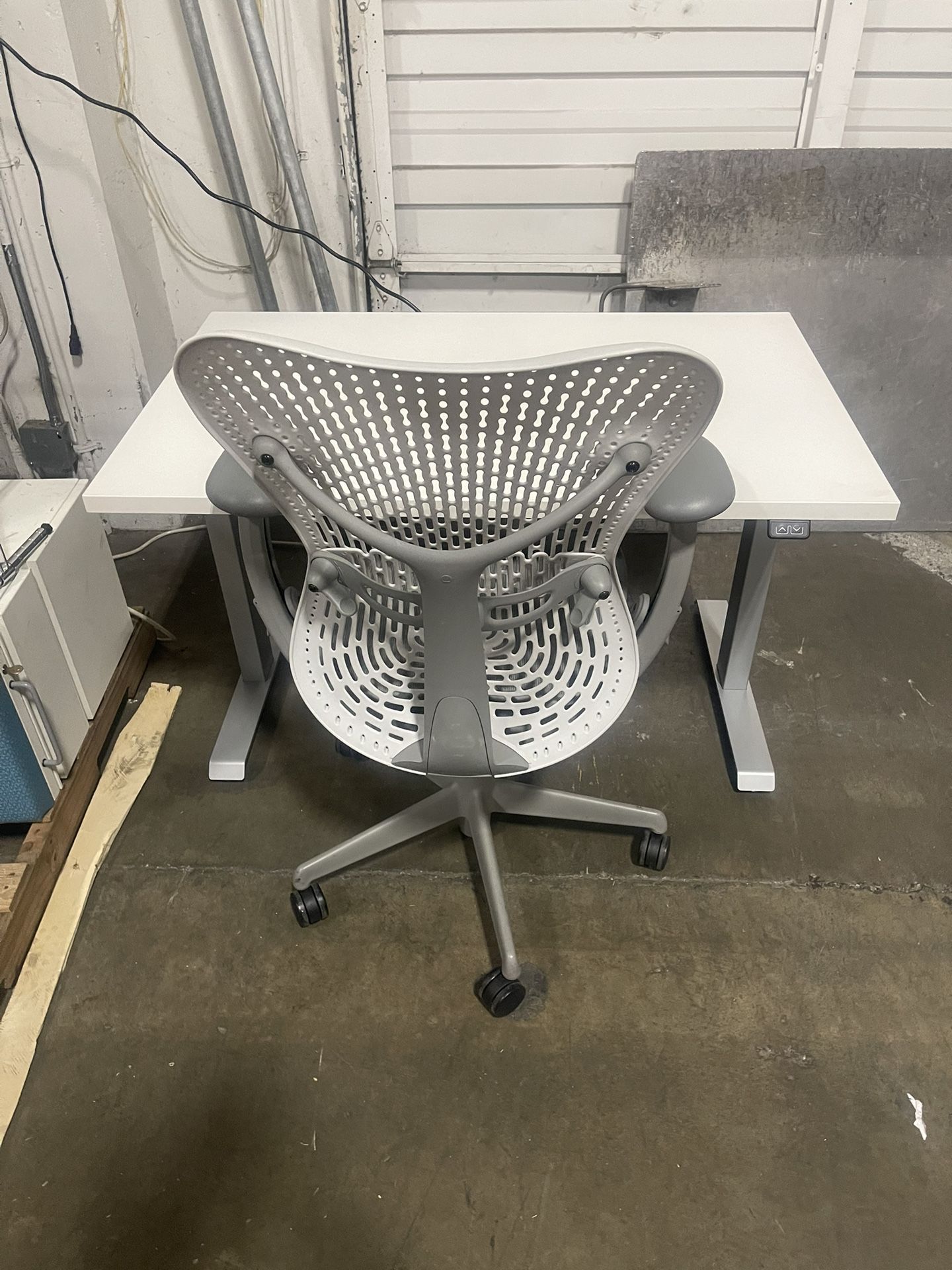 J Star Motion 46” Standing Desk! Electric Height Adjustable Table! We Also Have Task Chair And Mobile File Cabs Available!