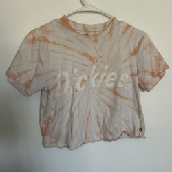 Orange Dickies Crop Top