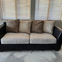 Ashley Furniture, 2-Piece Sofa Set, Large Couch + Loveseat, Like New