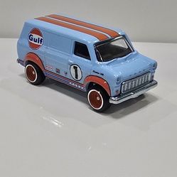 Hot Wheels Gulf Ford Transit Supervan 4pk Walmart exclusive