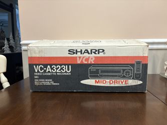 Sharp VCR Model: VC-A323U VHS Player/Recorder Brand New Open Box