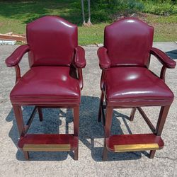 Leather Bar Stool Chairs