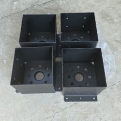 (4) 6x6 Post Base, Heavy Duty