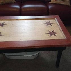 Country  Star Coffee  Table 