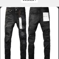 Purple Jeans     size 30,32,34