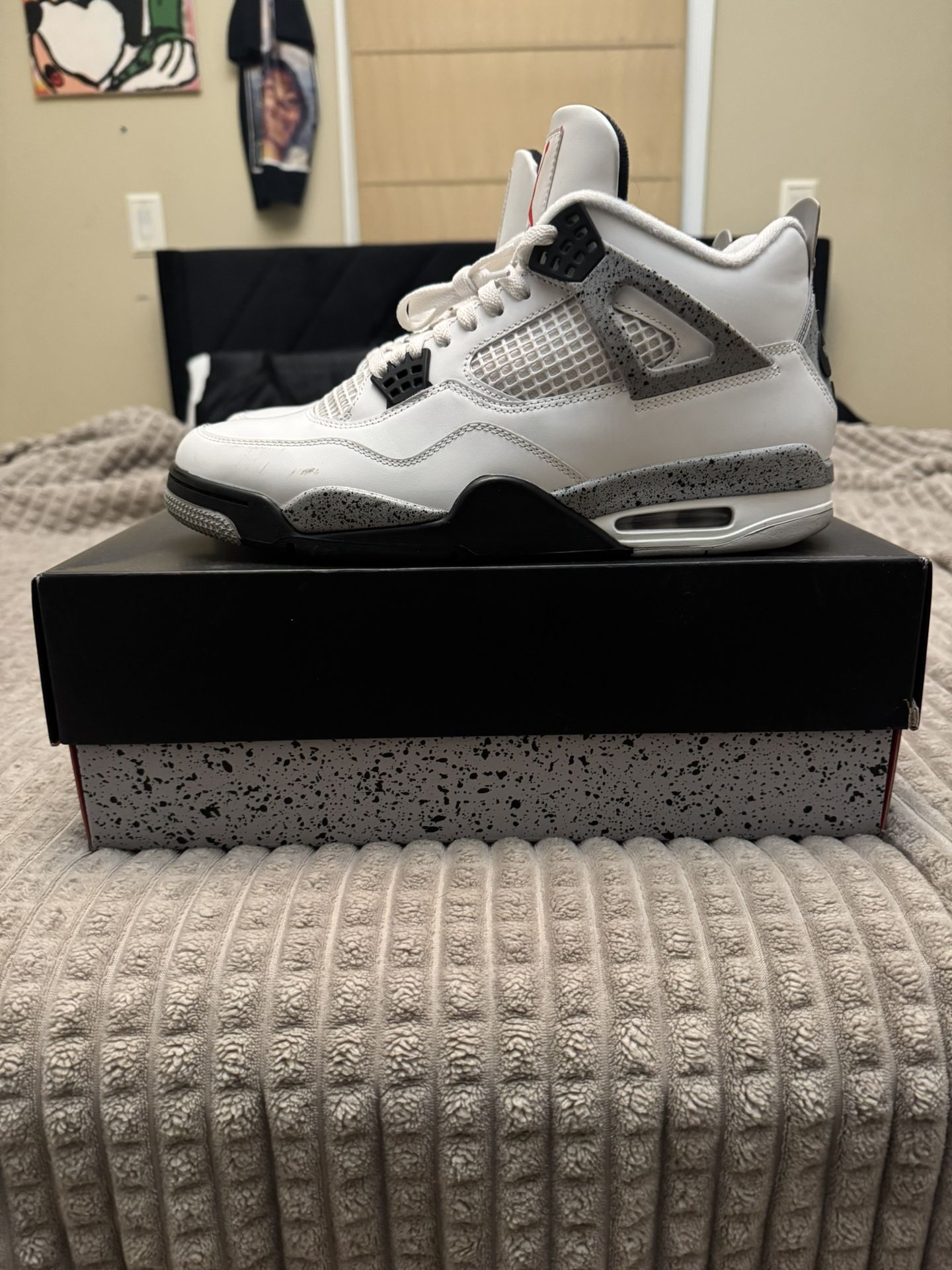 Jordan 4 Wet Cement Sz12