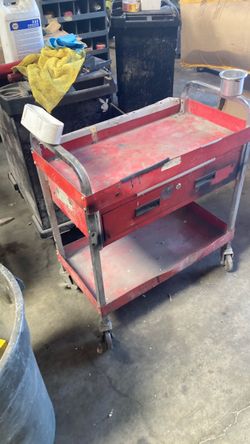 Harbor Freight Rolling Tool Cart Used