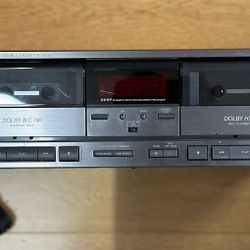 JVC TD-W205 - Dual Double Stereo Cassette Tape Deck-Player-Recorder