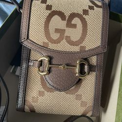 AUTHENTIC GUCCI JUMBO GG MINI CROSSBODY BAG