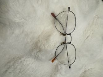 Round Metal Frame Eyeglasses Clear Lenses