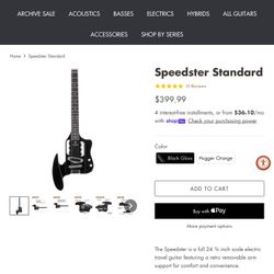 Traveler Speedster Hot rod Guitar