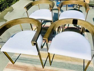 Williams Sonoma Home Tulip Dining Armchairs – Set of 6 – Like New