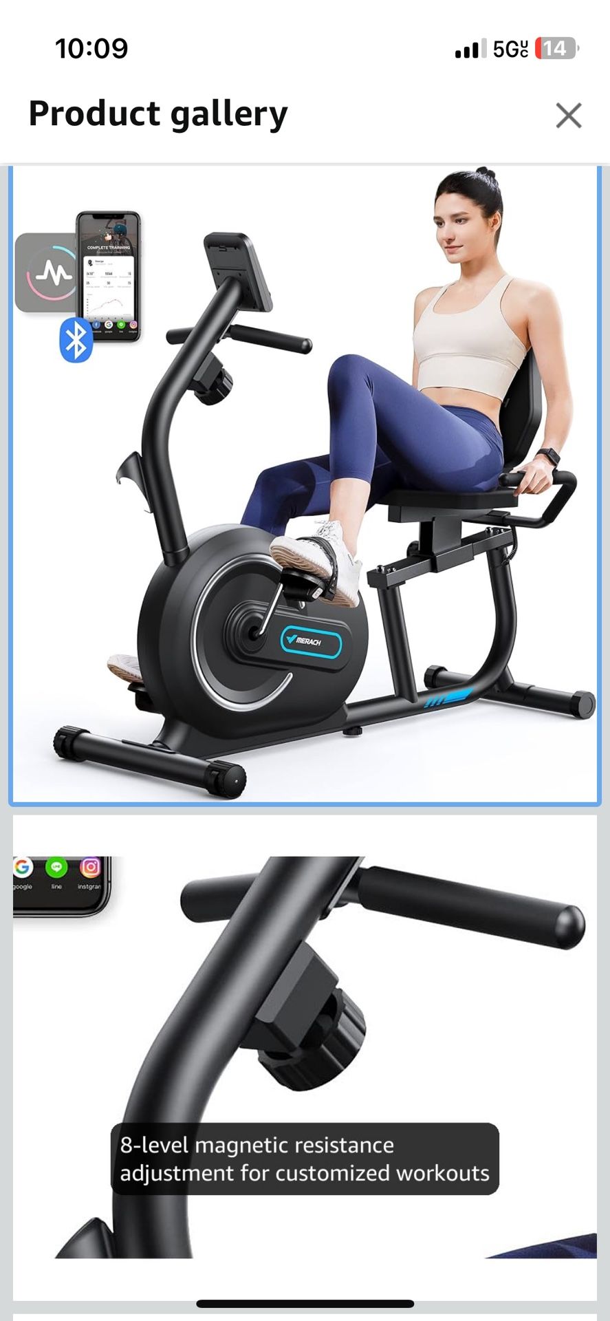 MARACH Recumbent Exercise Bike