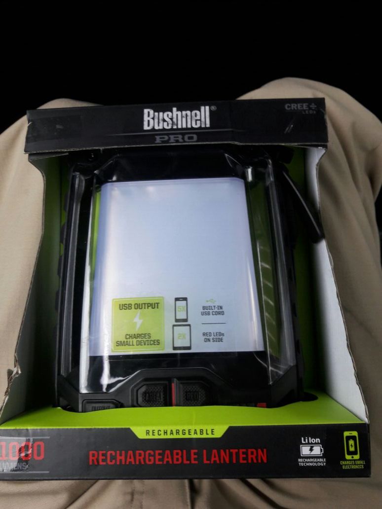 Bushnell pro 1000 lumen rechargeable lantern