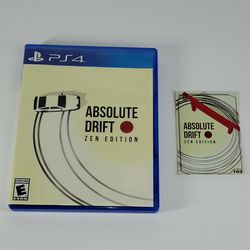 Absolute Drift Zen Edition PS4 Limited Run Plus Card