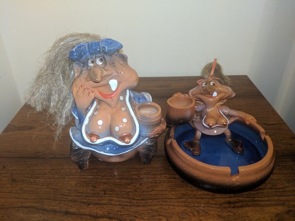 Ashtray and piggy bank