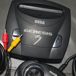 Sega Genesis 3 tested working no power cable
