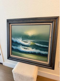 Large Framed  Painting
