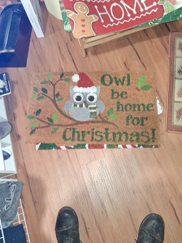 Thick Christmas Welcome Mat