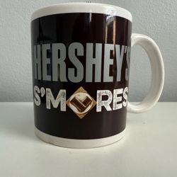Hershey’s Mug Galerie Smores Coffee & Cocoa Cup Brown White Microwave Safe 12 oz