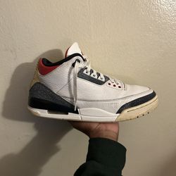 Nike Air Jordan 3 Retro Denim SE Fire Red 