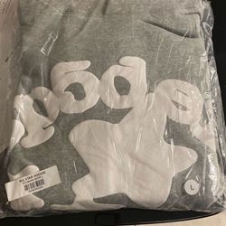 Grey Sp5der Hoodie 
