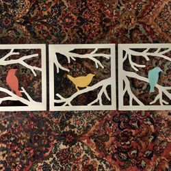 Wall Art Set (3 Pc) Three Little Birds