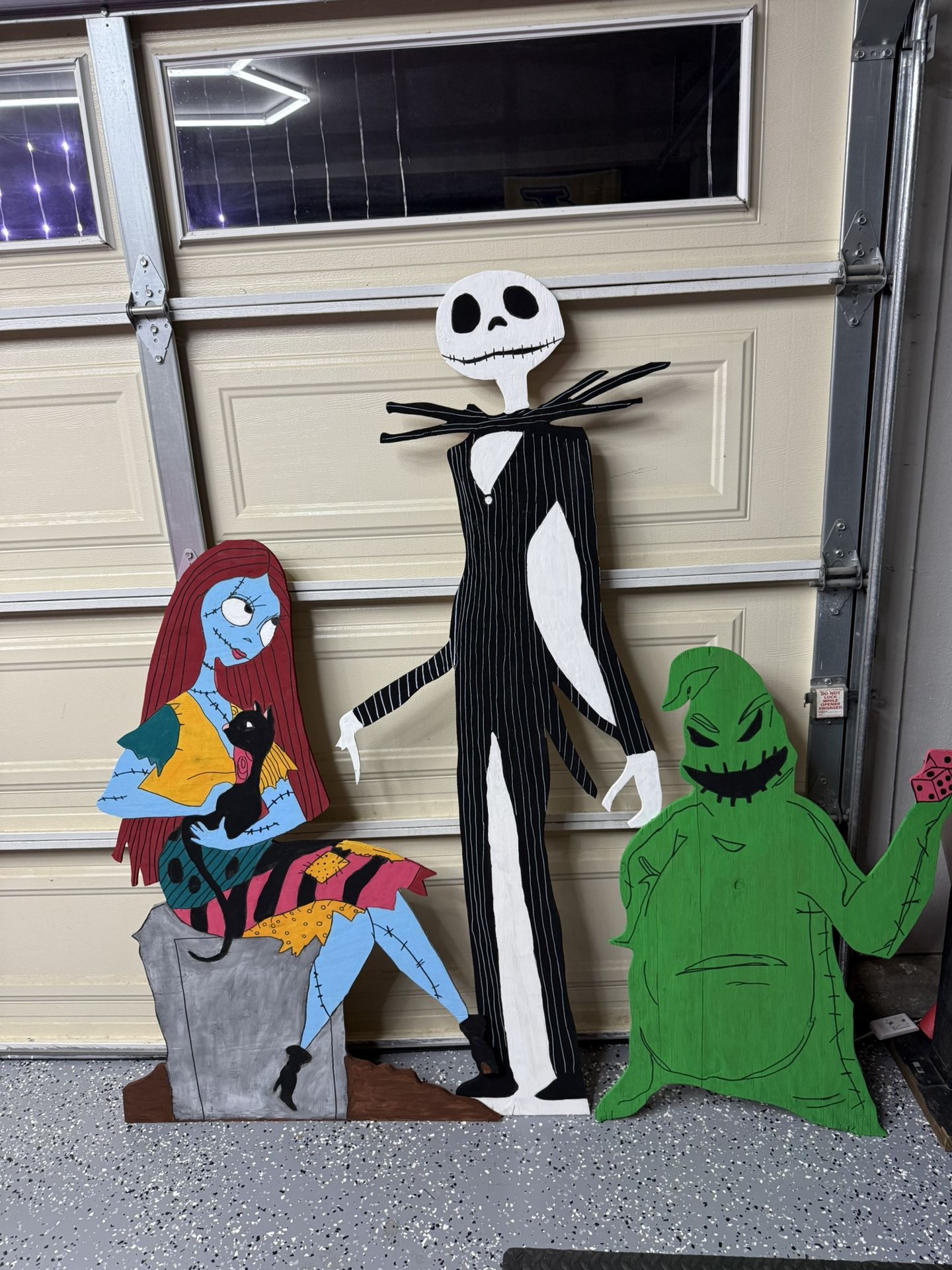 Nightmare Before Christmas Wood Decorations