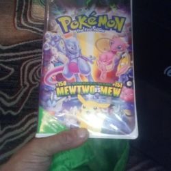 Pokemon The First Movie Mewtwo Vs . Mew VHS Tape(2000)