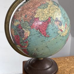 Antique Desk Globe 1950s