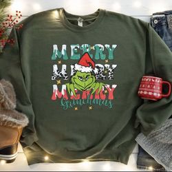 Merry Merry Grinchmas Crewneck Sweater