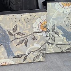 Blue Blue Birds Wall Art