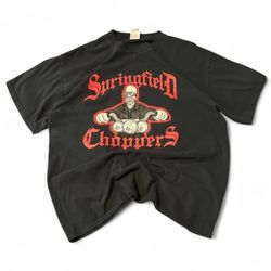 Homer Simpson Springfield Choppers Graphic tee