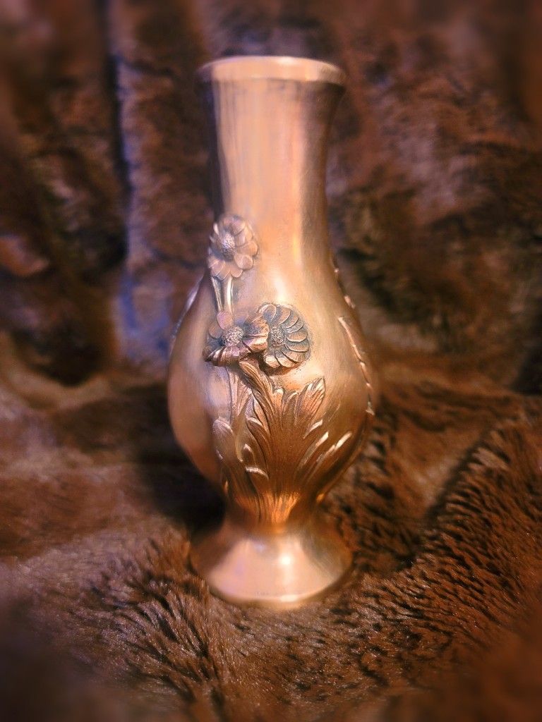 Vintage Copper/Bronze Japanese Vase