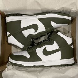 Nike Dunk High Khaki 10.5 New DS