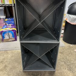 Stackable Metal Shelves with Dividers